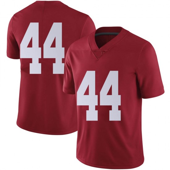Alabama Crimson Tide Men's Kevin Harris II #44 No Name Crimson NCAA Nike Authentic Stitched College Football Jersey JS16N22KZ